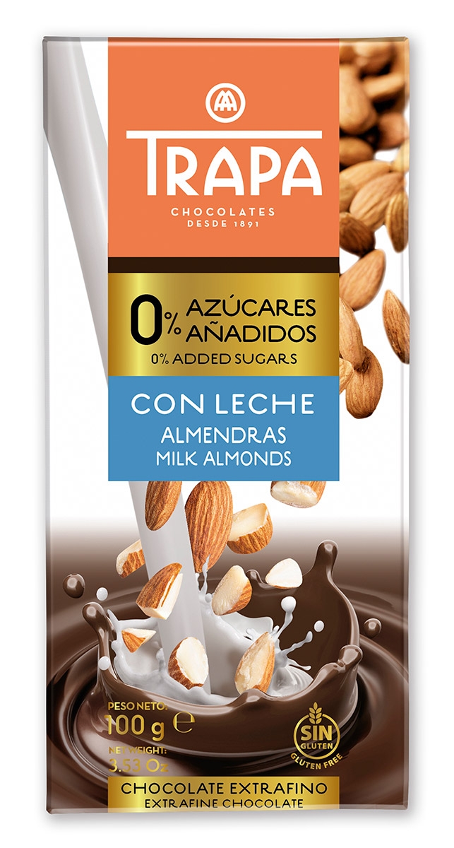 0% azúcares added sugars milk with almonds . . . . . . . . . . . . . .