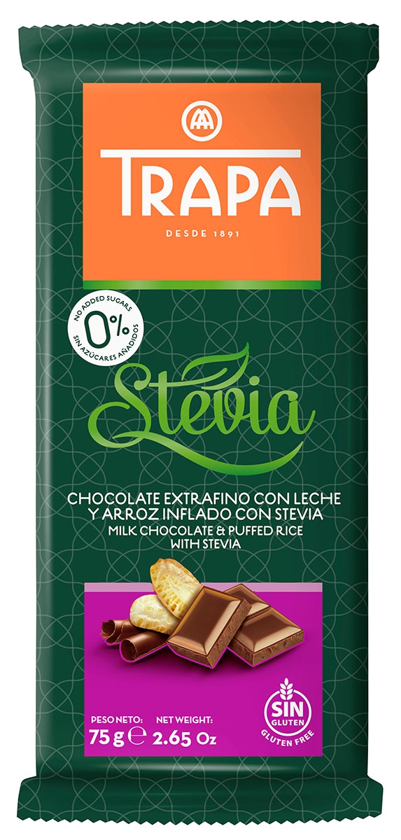 Stevia puffed rice